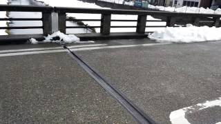 ウェザーリポート動画0217「雨で融雪進む」＠鳥取市　13時34分頃