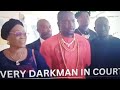 Very Dark Black Man in Court with Edo Attire/Crowd Gathers//Falana//Falz// 500million