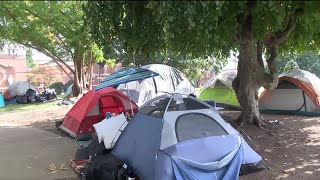 People living in Market Street Park asking Charlottesville to help them
