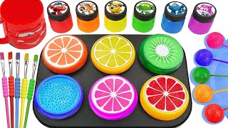 Satisfying Video DIY How To Make Sprunki GIANT Star Form Mixing Sprunki Color Fruit Slime ASMR