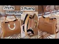 DIY_Tas Jinjing Selempang 3 Ruang_Coklat Muda Mewah #diy #diybag #diycrafts #diycraft #bagrepair