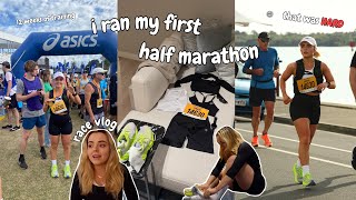 i ran my first half marathon | race day vlog | that was *hard* 😅 my experience | conagh kathleen
