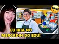 RAGINDO AO MERCADINHO do Games EduUu BOMBANDO! - Supermarket Simulator