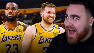 LosPollosTV can’t believe Luka and LeBron are teammates! + reacts to Fox and Lavine trade