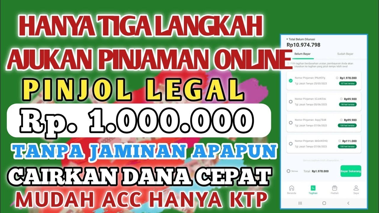 Pinjaman Online Legal OJK Limit Besar Tenor Panjang 2023 || Pinjol ...