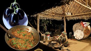 Special Winter Dinner Food In Village  ||  Baingan Bharta || Village Diner cooking