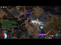 3.11 path of exile sire of shards fireball assa insane fast clear speed and nice boss dps 2