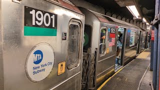 NYC Subway: R62A Non-Consecutive 10 Car Singles Consist Operating in 6 Line Service