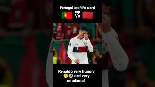 Portugal Vs Morocco | Ronaldo very emotional 🥹😰 | FIFA world cup #fifa #2022 #football #ronaldo