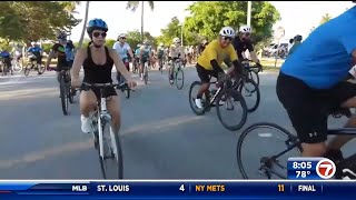 Cyclists hold 20th annual International Ride of Silence for cyclists killed or injured while riding