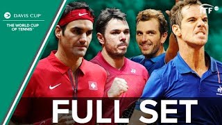 Davis Cup Final 2014 | Federer/Wawrinka v Benneteau/Gasquet | FULL SET | Switzerland v France | ITF