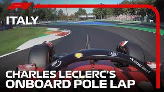 Charles Leclerc's Onboard Pole Lap | 2022 Italian Grand Prix | Pirelli