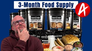 3 Month Emergency Food - 25 Year Shelf Life