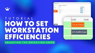 How to set Workstation Efficiencies