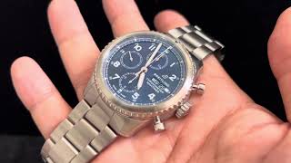 簡約版NAVITIMER ，整體做功水準之上，可惜市場反應普通 BREITLING NAVITIMER 8