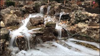 Breathtaking 25ft Pond-less Waterfall!!!