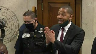 Actor Jussie Smollett claims innocence after jail sentencing