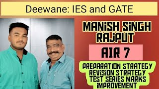 AIR 7 | Manish Rajput | Preparation strategy and revision strategy, test series analysis strategy