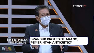 Spanduk Protes Dilarang, Pemerintah Antikritik? (1) - SATU MEJA