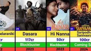 Nani All Hits And Flops Movies List | Nani All Movies Verdict | Hi Nanna | Saripodhaa Sanivaaram