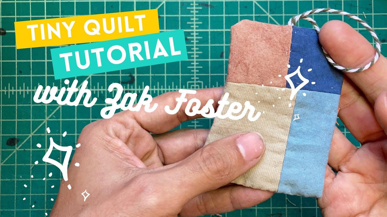 Let S Make A Tiny Quilt Part 1 Youtube