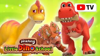 Introducing Triceratops Trevor ✨ Dinosaur Cartoon 🎥 Pinkfong Dinosaurs for Kids