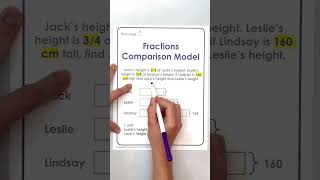 Word Problem Wizardry: Singapore Math Fractions Bar Model #fraction #singaporemath