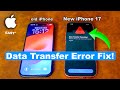 iPhone 17 Pro Setup Error | 