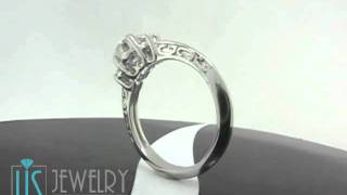 SKU: ER-171D  0.69CT Diamond Engagement Ring