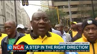 State Security Agency report 'a step in the right direction' - Ramaphosa