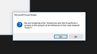 Mechanics: Three Renaming Steps in a New Visual Studio Project