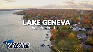 Lake Geneva Fall Bucket List