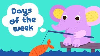 Days of the Week Song for Kindergarten Kids | Children Songs with Lyrics | Kids Academy