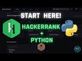 HackerRank Python Tutorial for Beginners | Start Solving Problems NOW!
