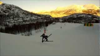 Smokie Werner ski crash from Branas and Hemsedal