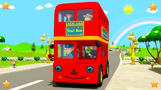 Wheels On The Bus | Kindergarten Nursery Rhymes & Songs for Kids
