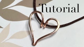 DIY Wire Heart Pendant – Step-by-Step Jewelry Making Tutorial