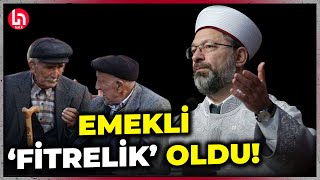 Diyanet'ten acı itiraf: Emekli ve asgari ücretliye de fitre verilebilir!