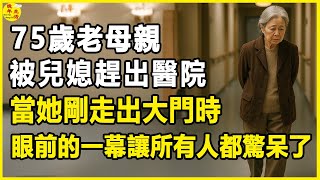 75歲老母親被兒媳趕出醫院，當她剛走出大門時，眼前的一幕讓所有人都驚呆了。#晚年生活 #中老年生活 #為人處世 #生活經驗 #情感故事 #老人 #幸福人生