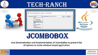 How to create JComboBox in Java Swing GUI API | Swing GUI API | @TechRanch
