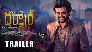 rajinikanth darbar trailer | DARBAR Telugu Trailer | Rajinikanth | A.R.Murugadoss | yellow pixel