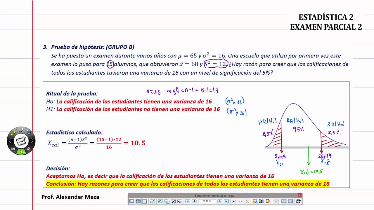 Examen Resuelto De Estadística 2 - Ejercicios - Grupo B - YouTube