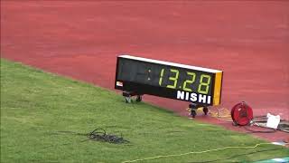 180601中学県北総体 3年女子100m予選