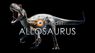 Allosaurus Stock Blender Model (TurboSquid)