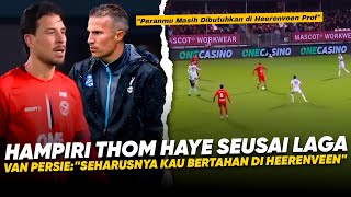 Pujian Van Persie Langsung ke Thom Haye !! Kagum Lihat Visi Bermain Thom Haye di Almere City