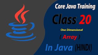 Core Java Training | Class 20 | How to Use Array in Java | Array in Java By King Developer