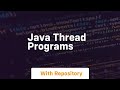java thread programs