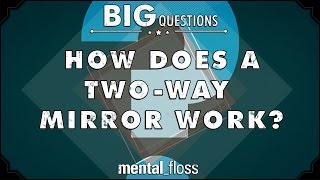 How does a two-way mirror work? - Big Questions - (Ep. 24) | Mental Floss
