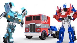 Transformers Toys | Transformer Robot Truck and Car Racing videos | Surprise Egg video by Jugnu kids