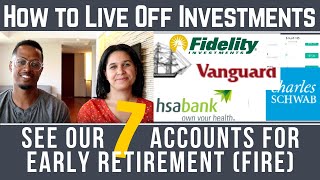 How to Live Off Investments & Retire Early | Our Seven Account Strategy for Financial Independence